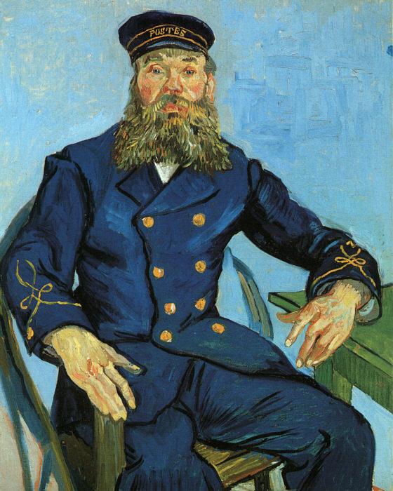 Vincent Van Gogh The Postman, Joseph Roulin Sweden oil painting art